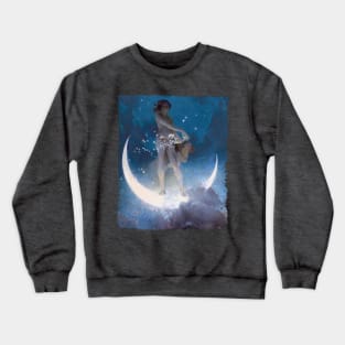 Spring Scattering Stars Crewneck Sweatshirt